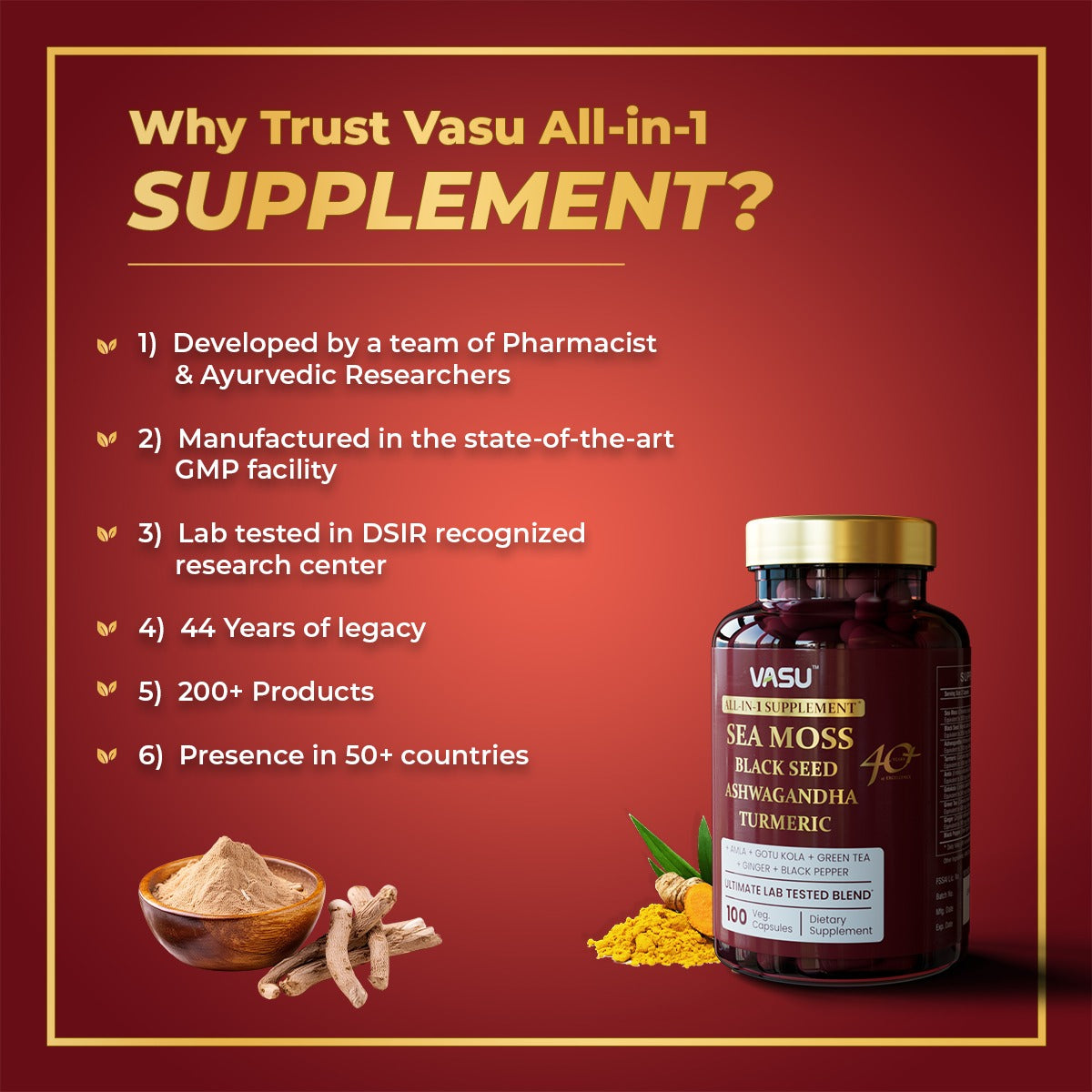 VASU All-In-One Sea Moss Supplement